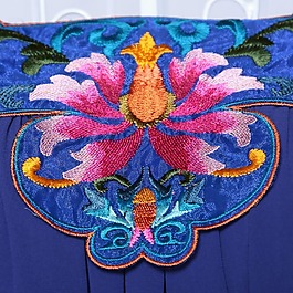 繡花 花朵 民族風 免費素材