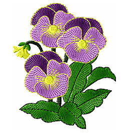 繡花 植物 花卉 花朵 葉子 免費素材