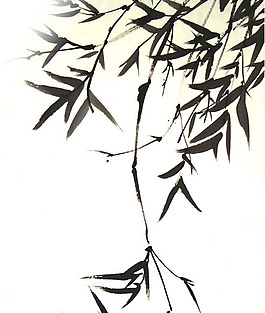 位圖 植物 竹子 水墨 黑色 免費素材