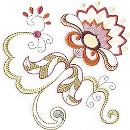 繡花 花卉 花朵 免費(fèi)素材