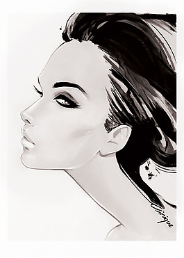 位圖 插畫 時尚插畫 人物插畫 時尚插畫 免費素材
