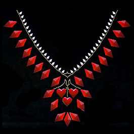 領(lǐng)邊 燙鉆 菱形 心形 免費(fèi)素材