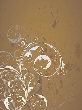 畫(huà)花卉背景矢量插畫(huà)