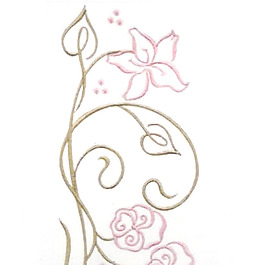 繡花 花紋 花朵 免費(fèi)素材
