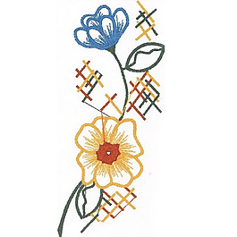 繡花 花紋 花朵 免費(fèi)素材