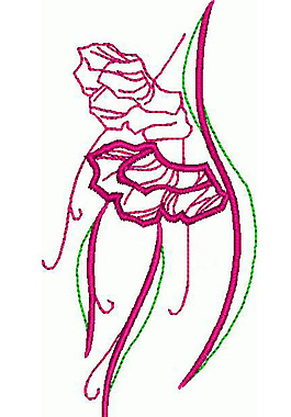 繡花 花紋 花朵 免費(fèi)素材