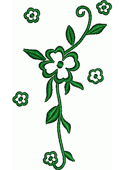 繡花 花紋 花朵 免費素材