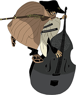 位圖 插畫 主題 武士 人物 免費(fèi)素材
