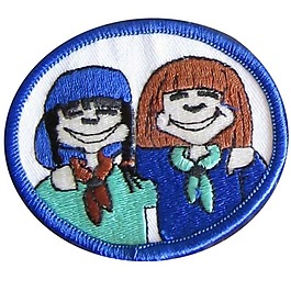 贴布 女孩 免费素材