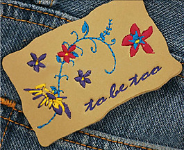 貼牌 文字 英文 花紋 花朵 免費(fèi)素材