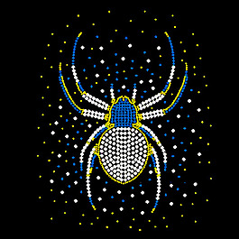 燙鉆 蜘蛛 免費素材