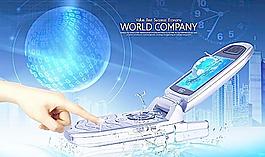科技 現(xiàn)代 手機廣告圖片