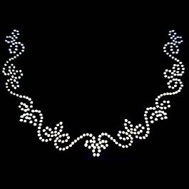 領(lǐng)邊 燙鉆 花紋 免費(fèi)素材
