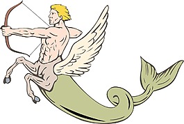 射手halfhorse魚尾射擊