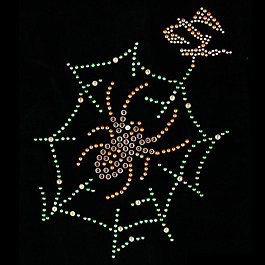 燙鉆 蜘蛛 免費素材