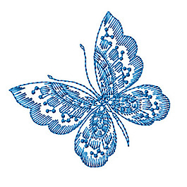 繡花 蝴蝶 家紡 免費(fèi)素材