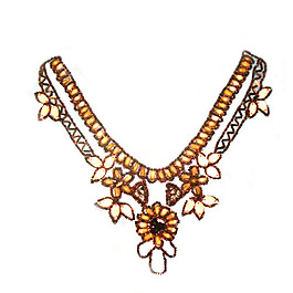 領(lǐng)邊 鉚釘 花朵 花紋 免費(fèi)素材