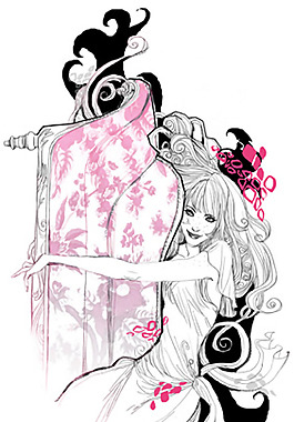 位圖 插畫 時(shí)尚插畫 人物插畫 時(shí)尚插畫 免費(fèi)素材