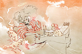 位圖 插畫 時尚插畫 人物插畫 時尚插畫 免費素材