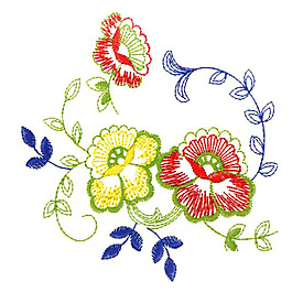 繡花 植物 花卉 花朵 樹(shù)葉 免費(fèi)素材