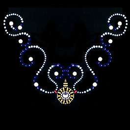 領(lǐng)邊 燙鉆 云紋 免費素材