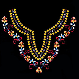 領(lǐng)邊 鉚釘 花朵 免費(fèi)素材