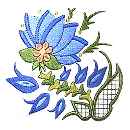 繡花 植物 花卉 花朵 樹葉 免費(fèi)素材