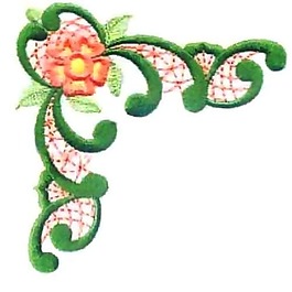 繡花 花卉 花紋 家紡 免費素材