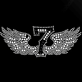 燙鉆 數(shù)字 翅膀 免費(fèi)素材