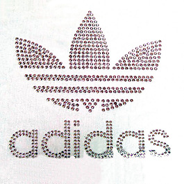燙鉆 文字 英文 品牌 Adidas 免費(fèi)素材