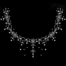領(lǐng)邊 燙鉆 花紋 免費(fèi)素材