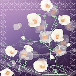 印花矢量圖 植物 花卉 優(yōu)雅植物 色彩 免費(fèi)素材