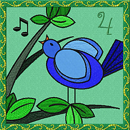 繡花 小鳥(niǎo) 鳥(niǎo)類 免費(fèi)素材