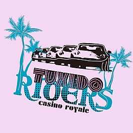 印花矢量圖 印燙結(jié)合 文字 英文 汽車(chē) 免費(fèi)素材