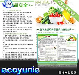食品安全 公益宣傳單圖片