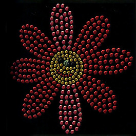 釘珠 花卉 笑臉 免費素材