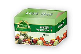 有機蔬菜包裝（展開圖）圖片