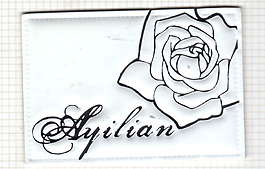 貼牌 花卉 文字 英文 Ayilian 免費(fèi)素材