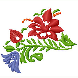 繡花 植物 花朵 免費素材