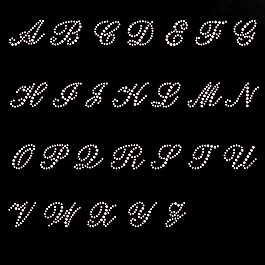 燙鉆 文字 英文 字母 免費素材
