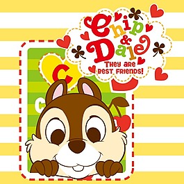 印花矢量圖 可愛卡通 卡通形象 卡通動物 松鼠 免費(fèi)素材