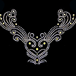 領(lǐng)邊 燙鉆 花紋 免費素材