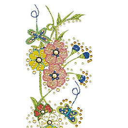 燙鉆 植物 花卉 花朵 免費素材