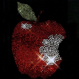 燙鉆 蘋果 免費素材