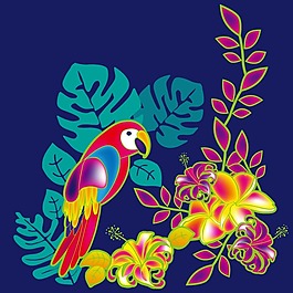 印花矢量圖 圖文結(jié)合 文字 英文 動物 免費(fèi)素材