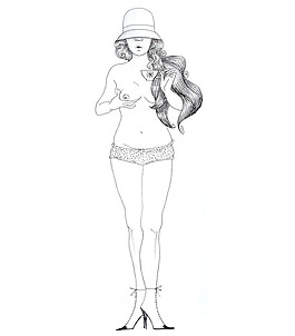 位圖 插畫 插畫師 Marie-Claire Redon 免費(fèi)素材
