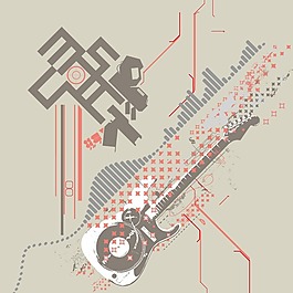印花矢量圖 圖文結合 文字 英文 音樂元素 免費素材