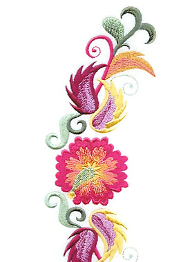 繡花 花卉 花紋 家紡 免費素材