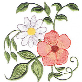 繡花 花卉 家紡 免費素材