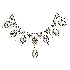 領(lǐng)邊 鉚釘 花紋 免費素材
